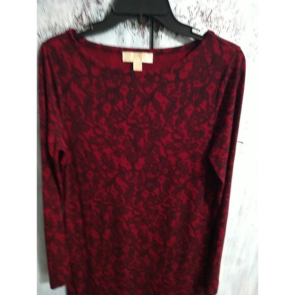Michael Kors Lace Print Long Sleeve Dress Small Feminine Y2K Vintage Cottage... - Picture 3 of 9